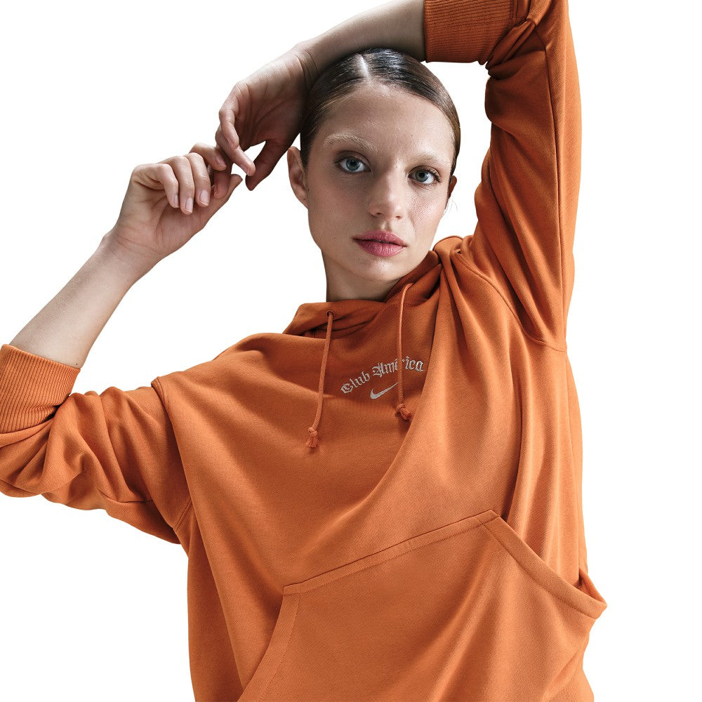 Club America Women's CA x CA Phoenix Fleece Pullover Hoodie - Orange | Nike online