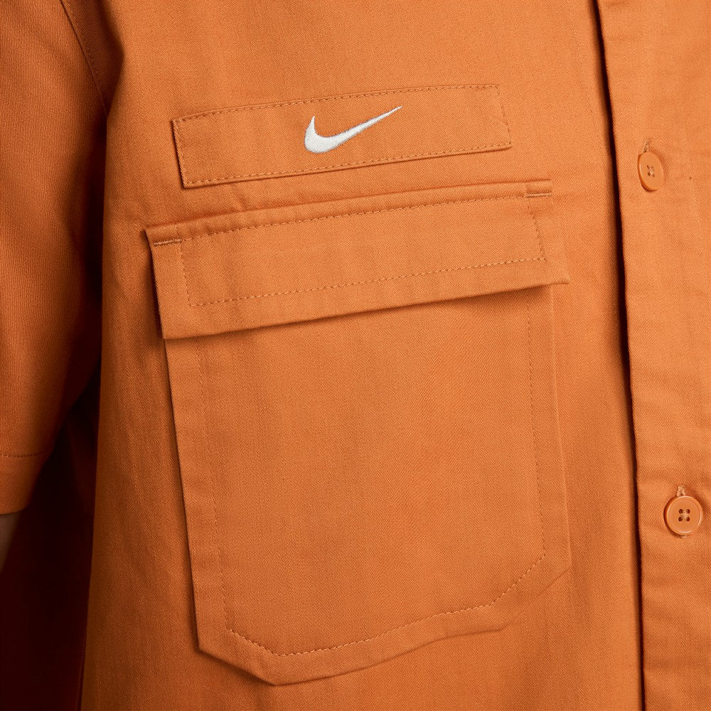 Club America CA x CA Woven Button-Down Shirt - Burnt Orange | Nike sale