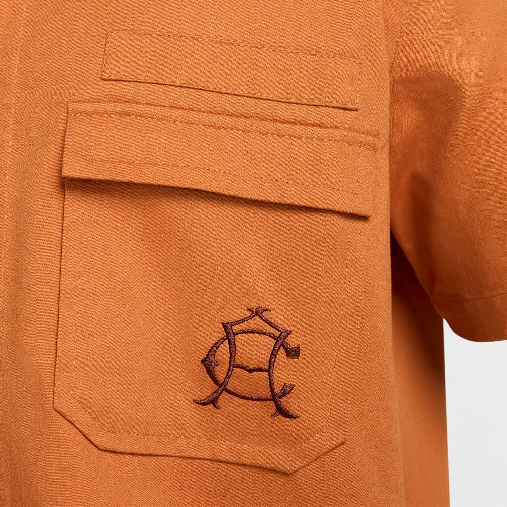 Club America CA x CA Woven Button-Down Shirt - Burnt Orange | Nike sale