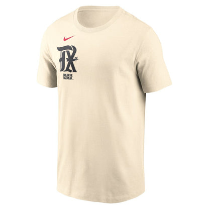 Texas Rangers City Connect Fuse Name & Number T-Shirt - Natural | Nike