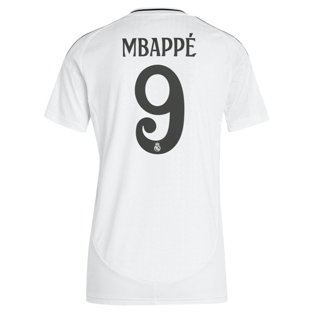 Kylian Mbappé Real Madrid Women's 2024/25 Home Replica Player Jersey - White | Adidas on sale
