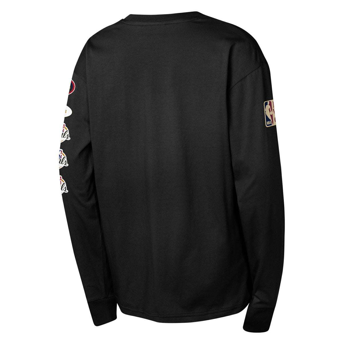 San Antonio Spurs Youth Hardwood Classics All Over Long Sleeve T-Shirt - Black | Mitchell & Ness cheap