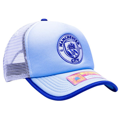Manchester City Destiny Trucker Adjustable Hat - Light Blue shop