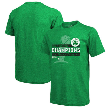 Boston Celtics Majestic Threads 2024 NBA Finals Champions Tri-Blend T-Shirt - Kelly Green online