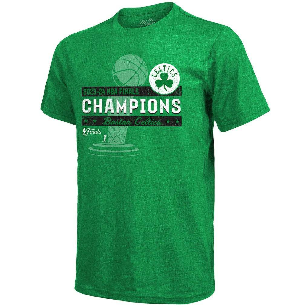 Boston Celtics Majestic Threads 2024 NBA Finals Champions Tri-Blend T-Shirt - Kelly Green online