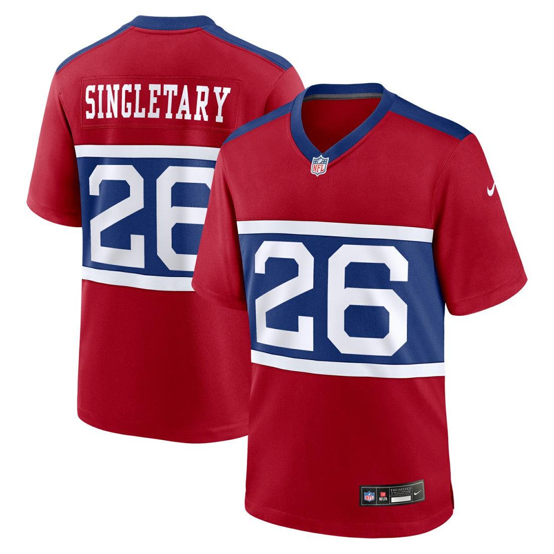 Devin Singletary New York Giants Alternate Player Game Jersey - Century Red | Nike on sale