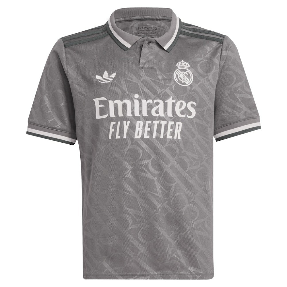 Real Madrid Originals Youth 2024/25 Third Replica Jersey - Charcoal | Adidas sale
