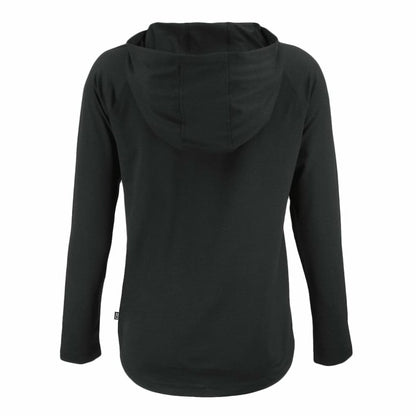 San Francisco Giants Cutter & Buck Women's Coastline Epic Comfort Eco Recycled Raglan Long Sleeve Hoodie T-Shirt - Black