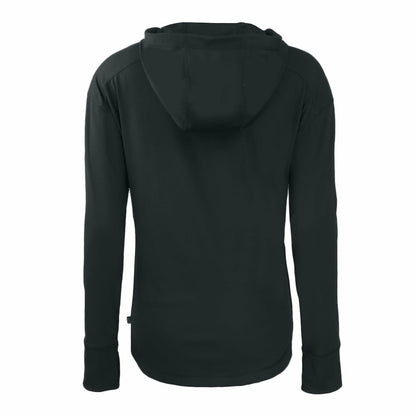 New York Yankees Cutter & Buck Women's Daybreak Eco Recycled Full-Zip Hoodie - Black