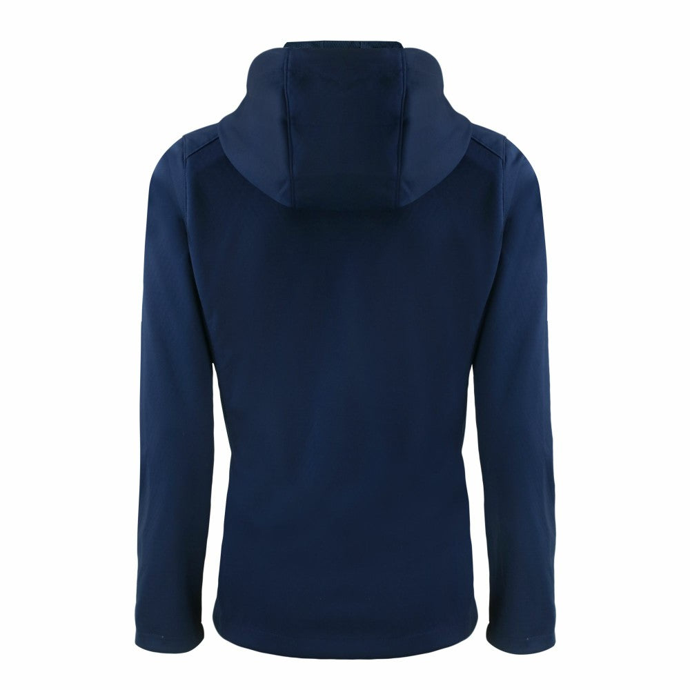 New York Mets Cutter & Buck Women's Evoke Eco Softshell Recycled Full-Zip Hoodie Jacket - Navy