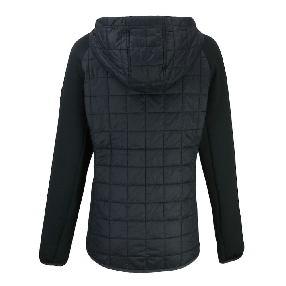 New York Yankees Cutter & Buck Women's Rainier Primaloft Eco Full-Zip Hybrid Jacket - Black