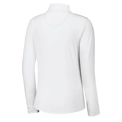 San Francisco 49ers Women's Sport Playa Vista IslandZone Quarter-Zip Jacket - White discount