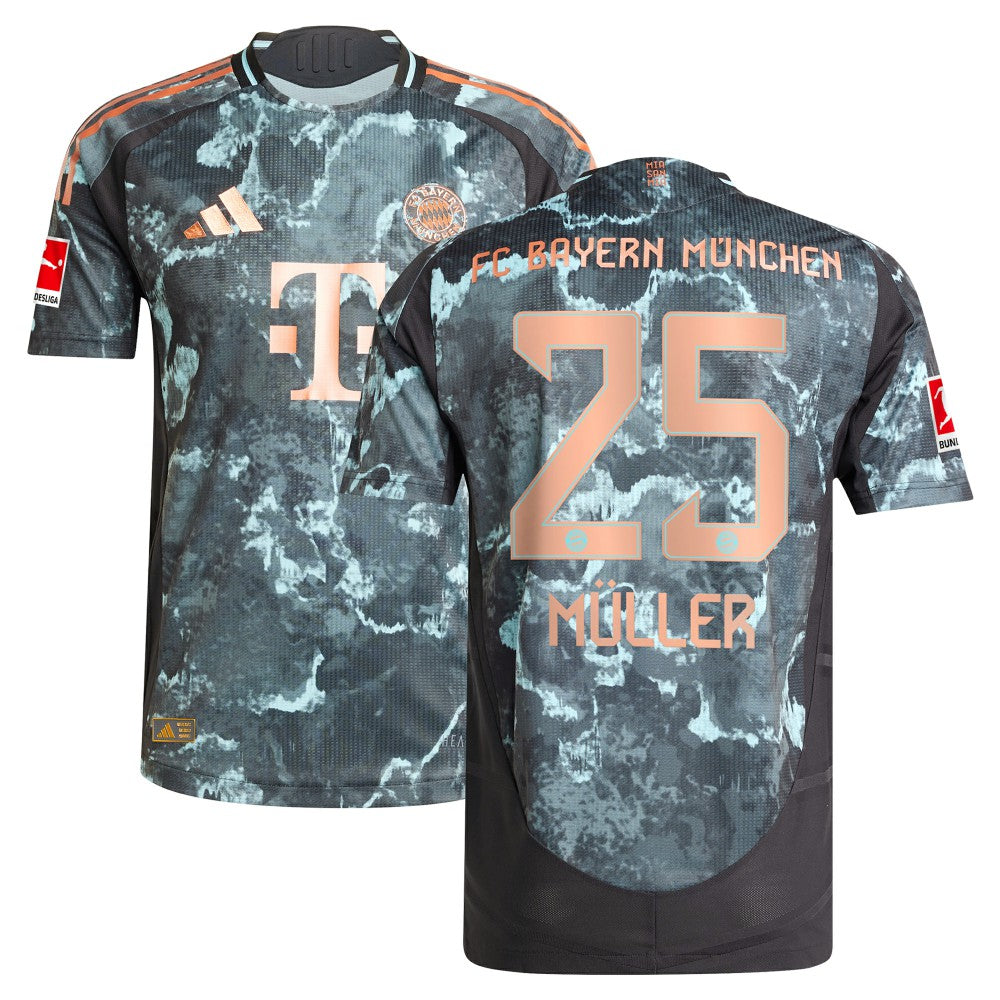 Thomas Müller Bayern Munich 2024/25 Away Player Jersey - Black | Adidas online