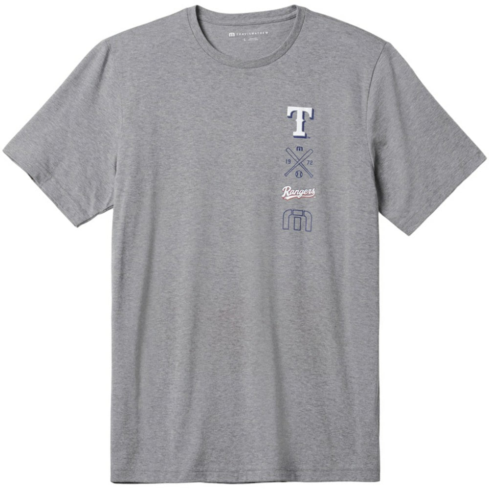 Texas Rangers TravisMathew Sunset Slam T-Shirt - Gray