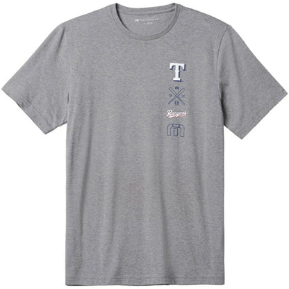 Texas Rangers TravisMathew Sunset Slam T-Shirt - Gray