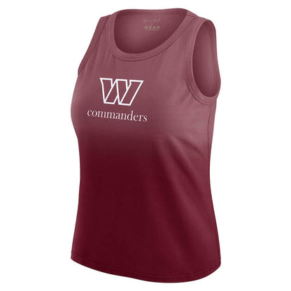 Washington Commanders WEAR by Erin Andrews x Gracie Hunt Women's Ombre Tank Top - Burgundy outlet