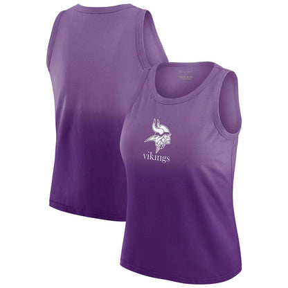 Minnesota Vikings WEAR by Erin Andrews x Gracie Hunt Women's Ombre Tank Top - Purple on sale