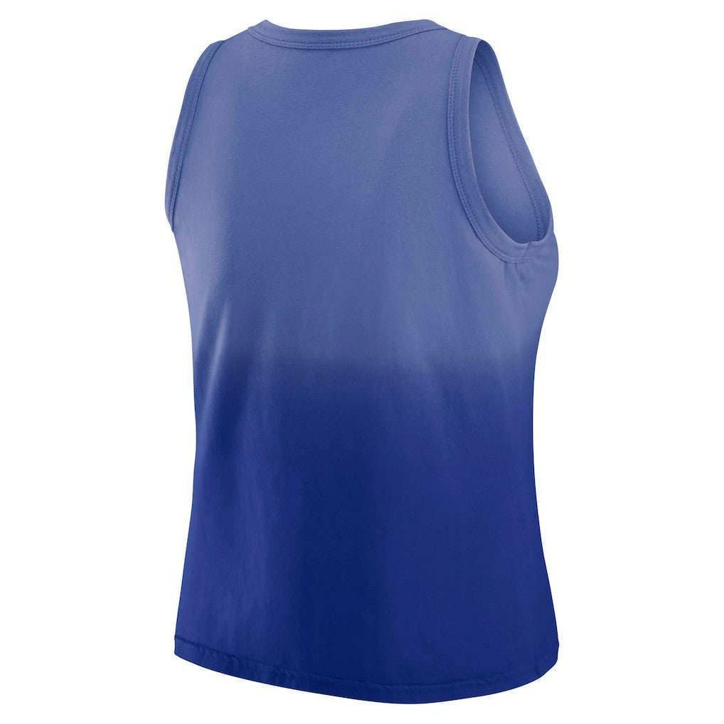 Los Angeles Rams WEAR by Erin Andrews x Gracie Hunt Women's Ombre Tank Top - Royal on sale