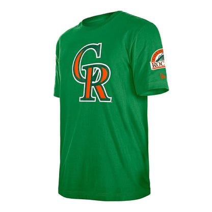 Colorado Rockies St. Patrick's Day Shamrock Fill T-Shirt - Kelly Green | New Era