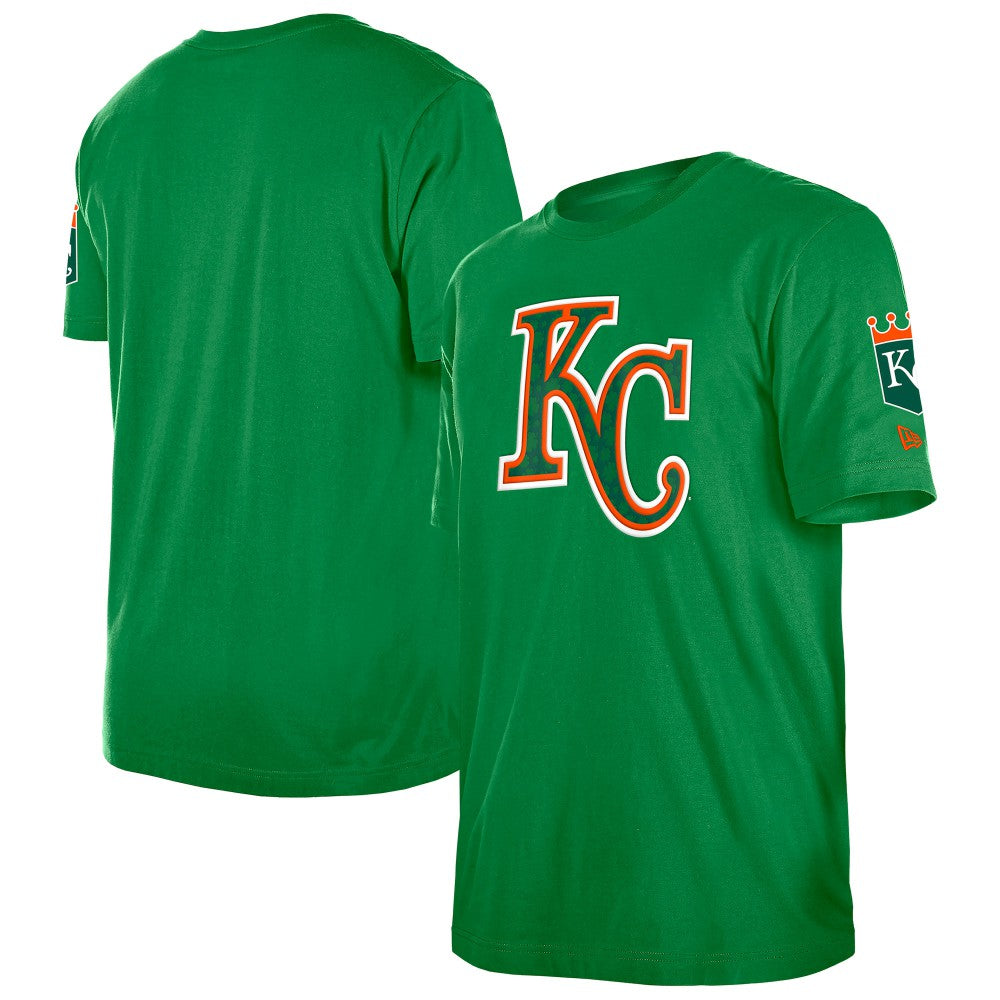 Kansas City Royals St. Patrick's Day Shamrock Fill T-Shirt - Kelly Green | New Era