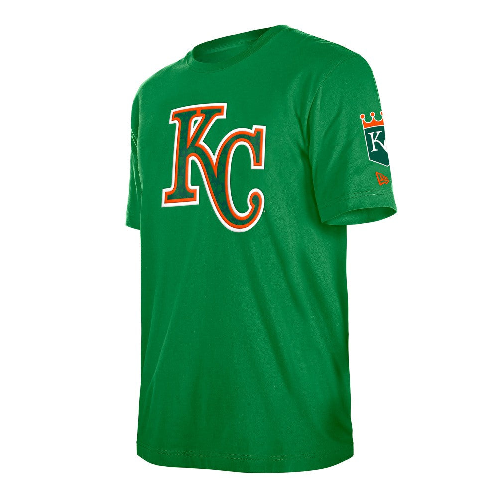 Kansas City Royals St. Patrick's Day Shamrock Fill T-Shirt - Kelly Green | New Era