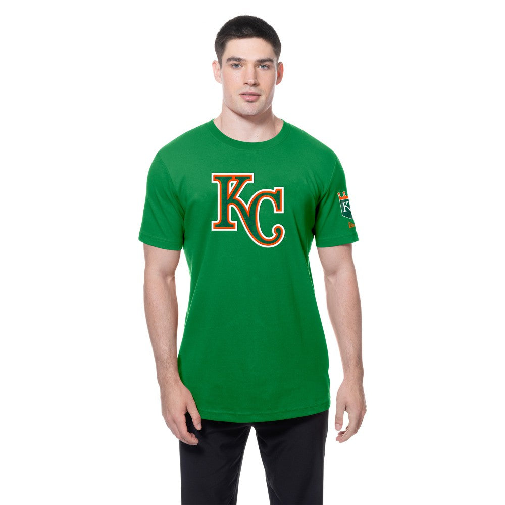Kansas City Royals St. Patrick's Day Shamrock Fill T-Shirt - Kelly Green | New Era