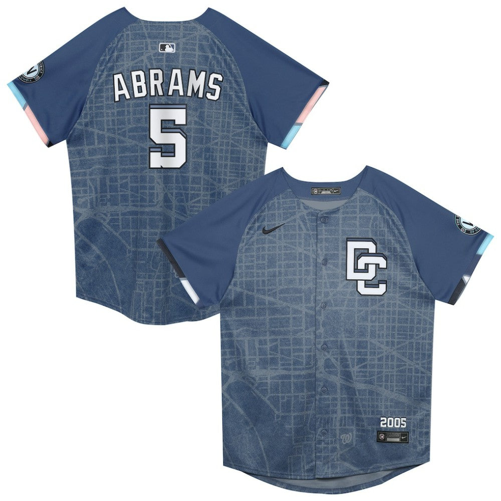 CJ Abrams Washington Nationals Preschool City Connect 2025 Limited Player Jersey - Blue | Nike