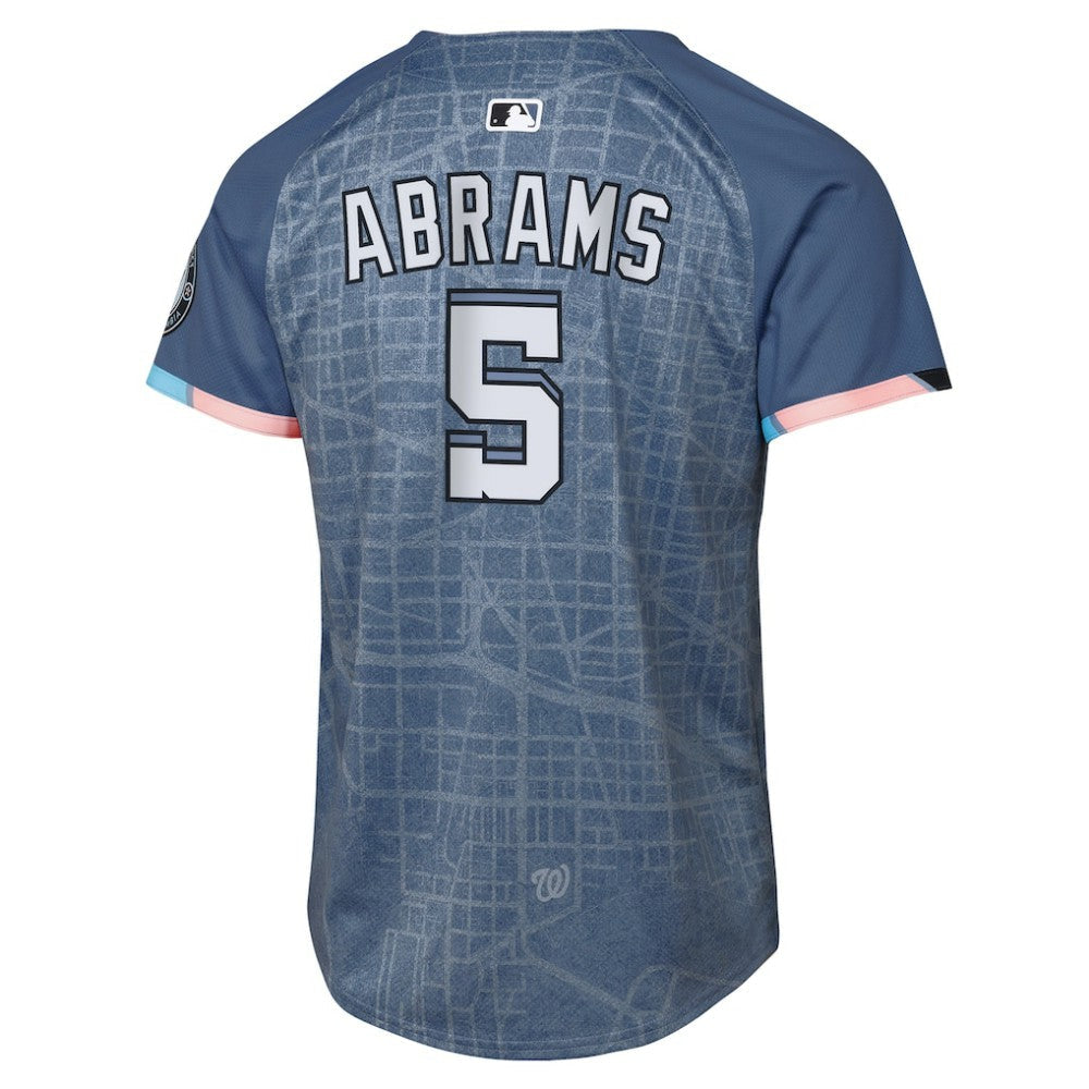 CJ Abrams Washington Nationals Youth 2025 City Connect Limited Player Jersey - Blue | Nike