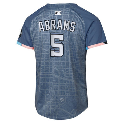 CJ Abrams Washington Nationals Youth 2025 City Connect Limited Player Jersey - Blue | Nike