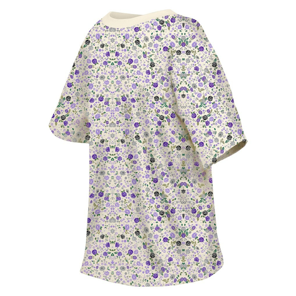 Baltimore Ravens New Era Women's Glam Game Floral Scoop Neck T-Shirt - Cream on sale