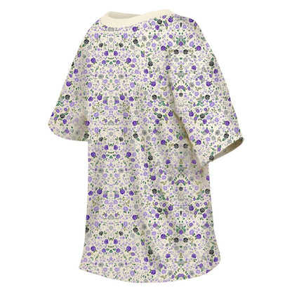 Baltimore Ravens New Era Women's Glam Game Floral Scoop Neck T-Shirt - Cream on sale