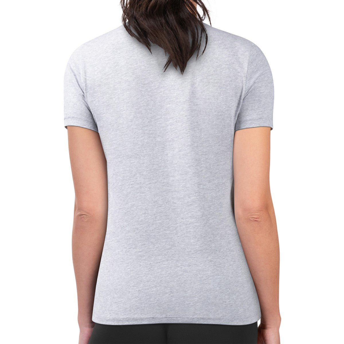 San Antonio Spurs G-III 4Her by Carl Banks Women's Super-Slim Fit Lightweight Flowers Team Logo Graphic T-Shirt - Heather Gray for sale