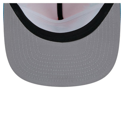 Miami Dolphins New Era Throwback Dye Golfer Snapback Hat - Orange/Aqua outlet