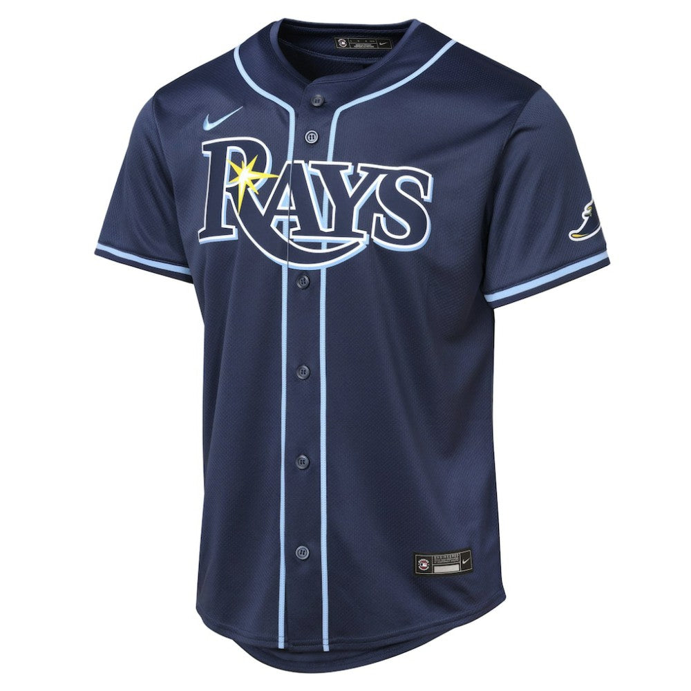 Tampa Bay Rays Youth Road Limited Jersey - Navy