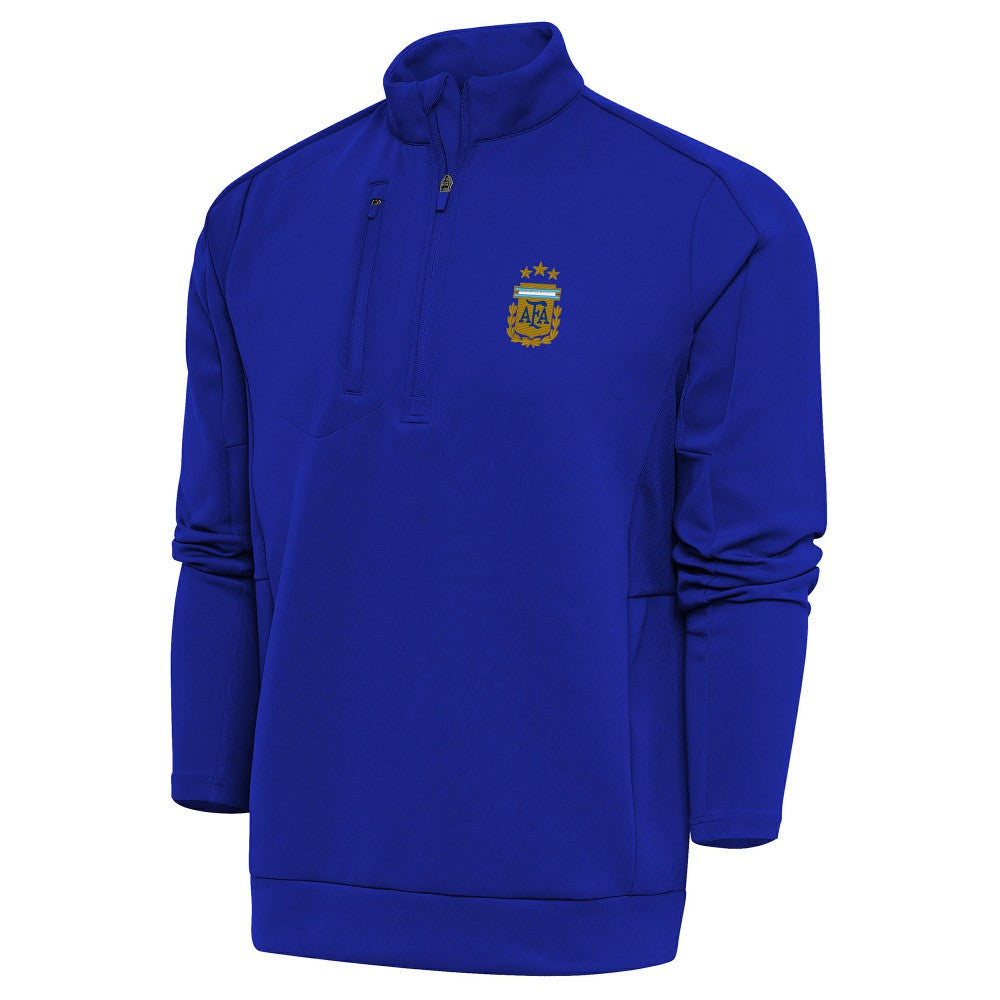 Argentina National Team Antigua Generation Quarter-Zip Pullover Top - Royal for sale