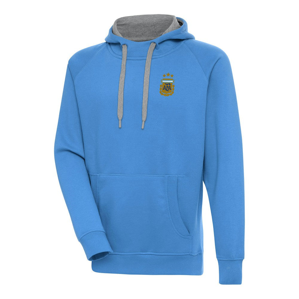 Argentina National Team Antigua Victory Pullover Hoodie - Powder Blue discount