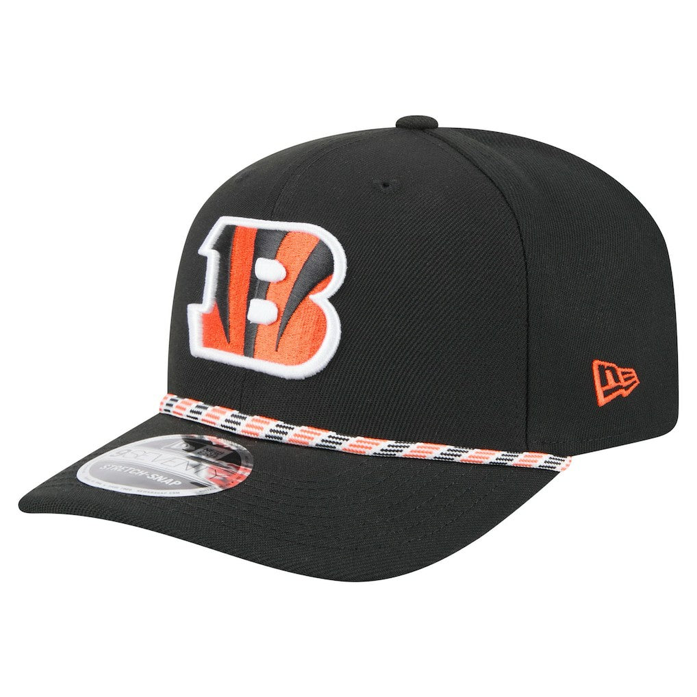 Cincinnati Bengals New Era Gameday Multi Rope 9SEVENTY Stretch-Snap Hat - Black online