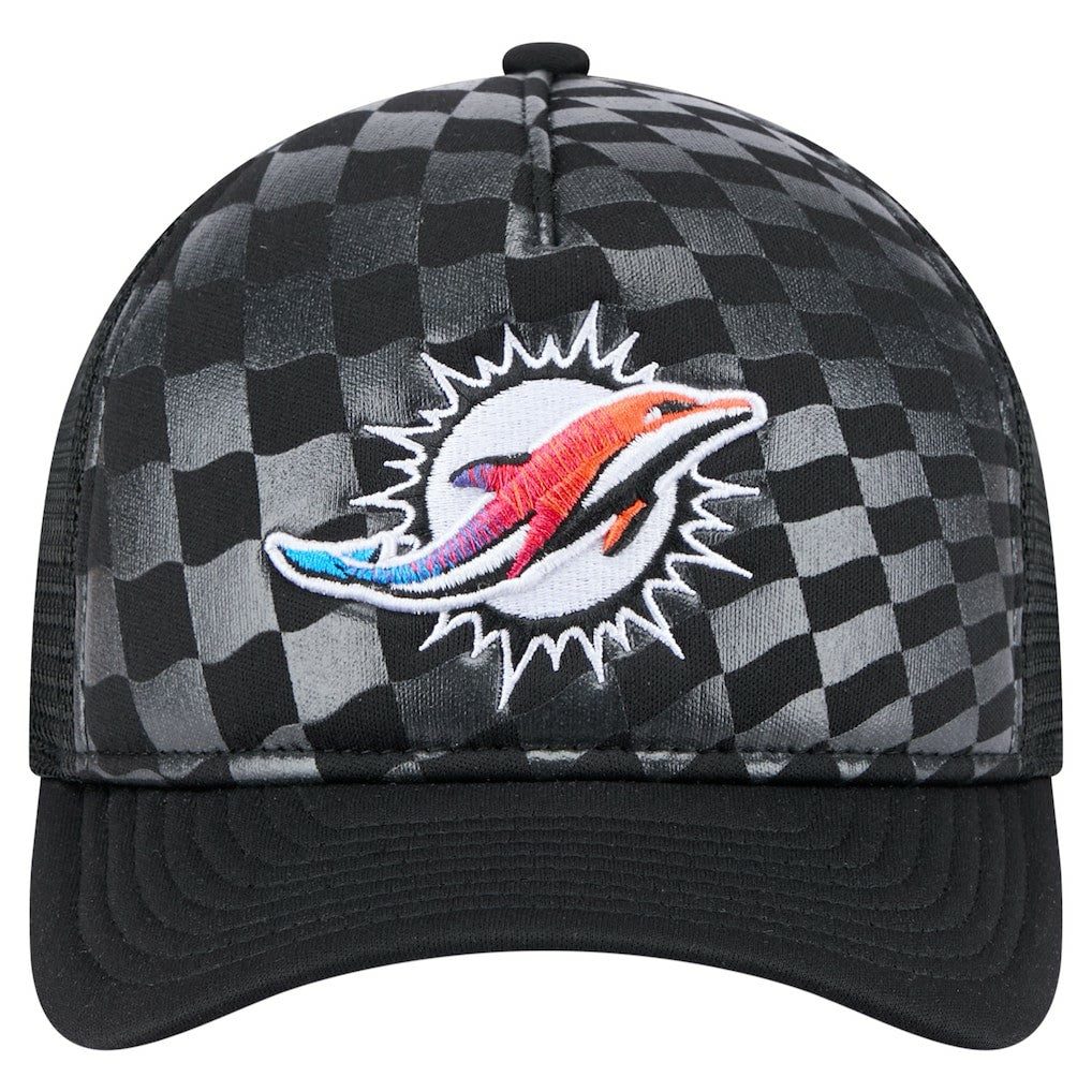 Miami Dolphins New Era Gradient 9FORTY Adjustable Hat - Black outlet