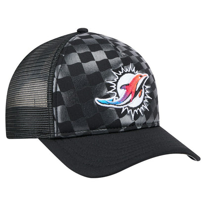 Miami Dolphins New Era Gradient 9FORTY Adjustable Hat - Black outlet