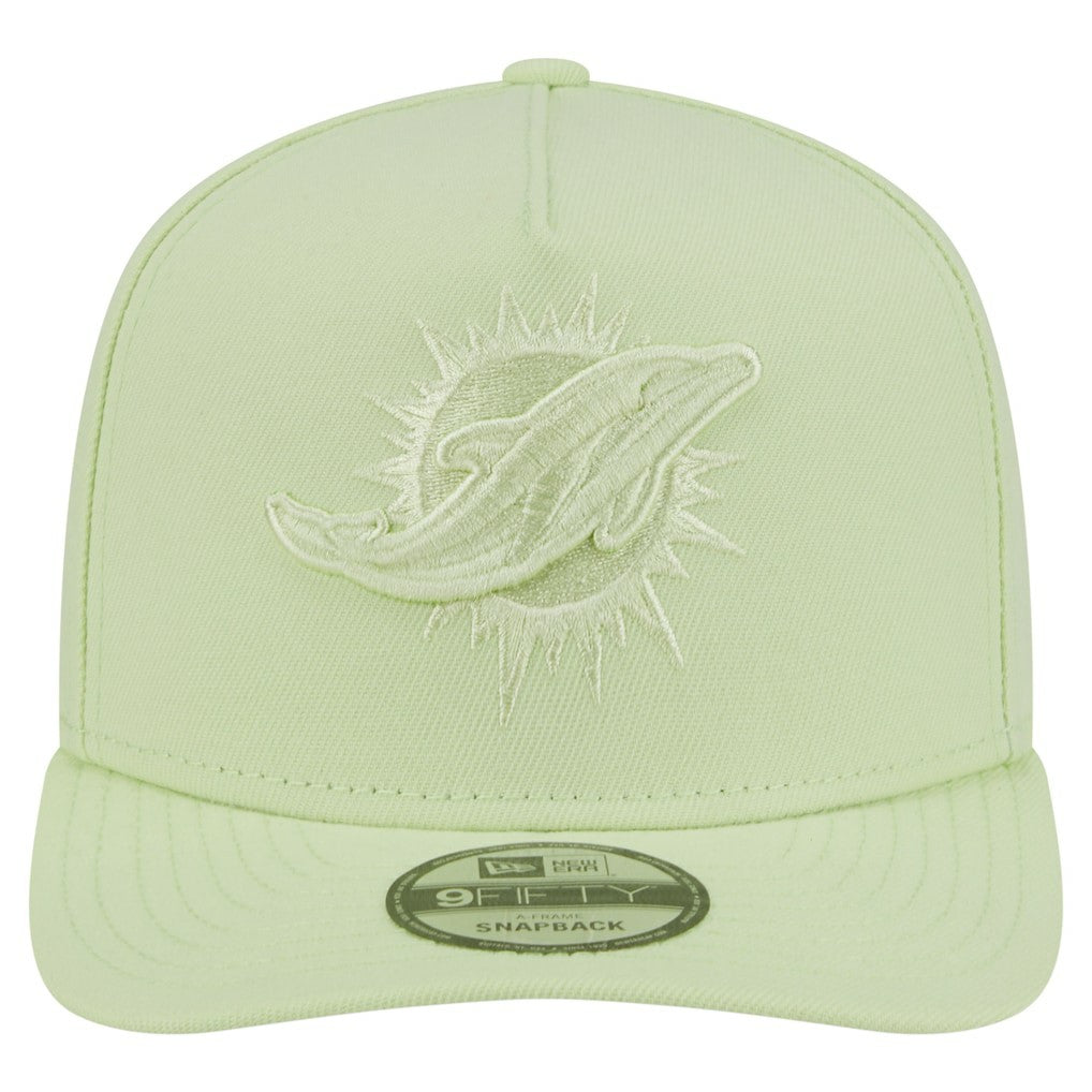 Miami Dolphins New Era Color Pack 9FIFTY Snapback Hat - Light Green sale