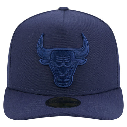 Chicago Bulls Colorpack A-Frame Pinch Front 59FIFTY Fitted Hat - Navy | New Era on sale