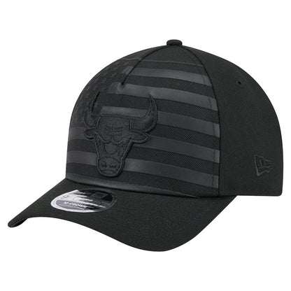 Chicago Bulls Game Day Flag A-Frame 9FORTY Adjustable Hat - Black | New Era on sale
