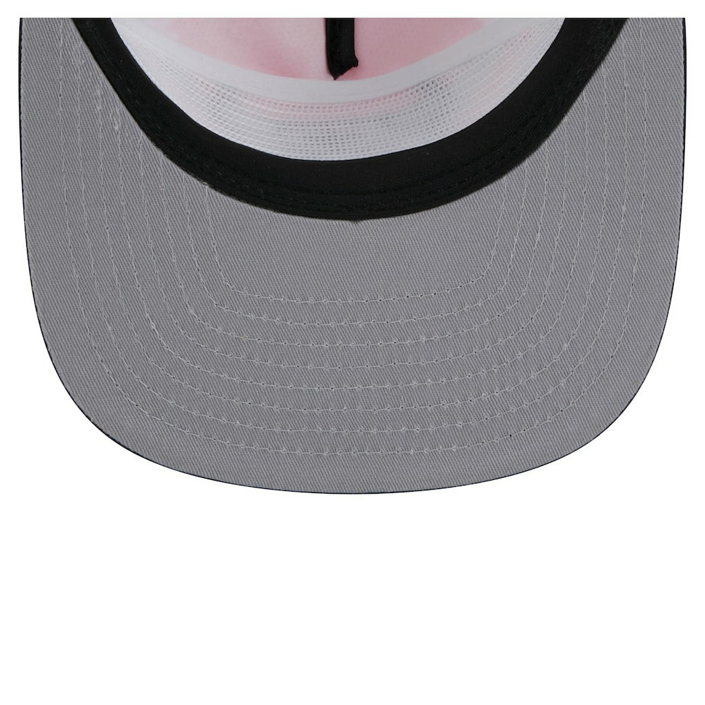 Chicago Bulls Throwback Dye Golfer Snapback Hat - Black/Red | New Era sale