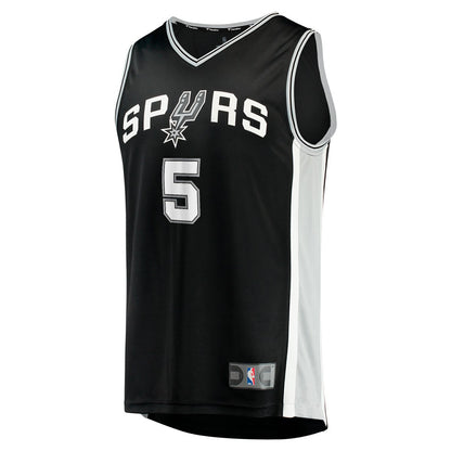 Stephon Castle San Antonio Spurs 2024 NBA Draft Fast Break Player Jersey - Icon Edition - Black | Fanatics on sale
