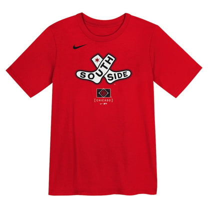 Chicago White Sox Preschool 2025 City Connect Logo T-Shirt - Red | Nike