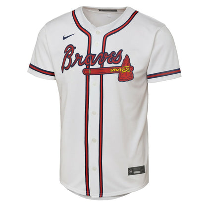 Ronald Acuna Jr. Atlanta Braves Youth Home Replica Player Jersey - White | Nike