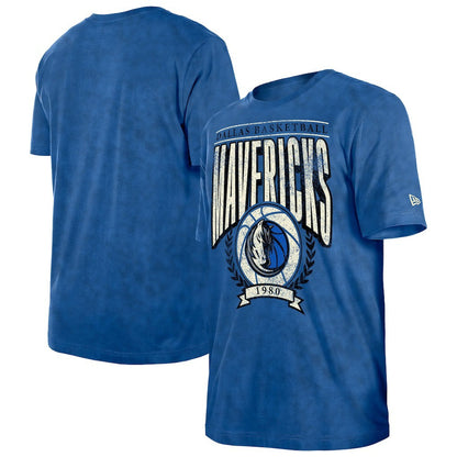 Dallas Mavericks Throwback Vintage Boxy Mineral Wash T-Shirt sale - Blue | New Era online