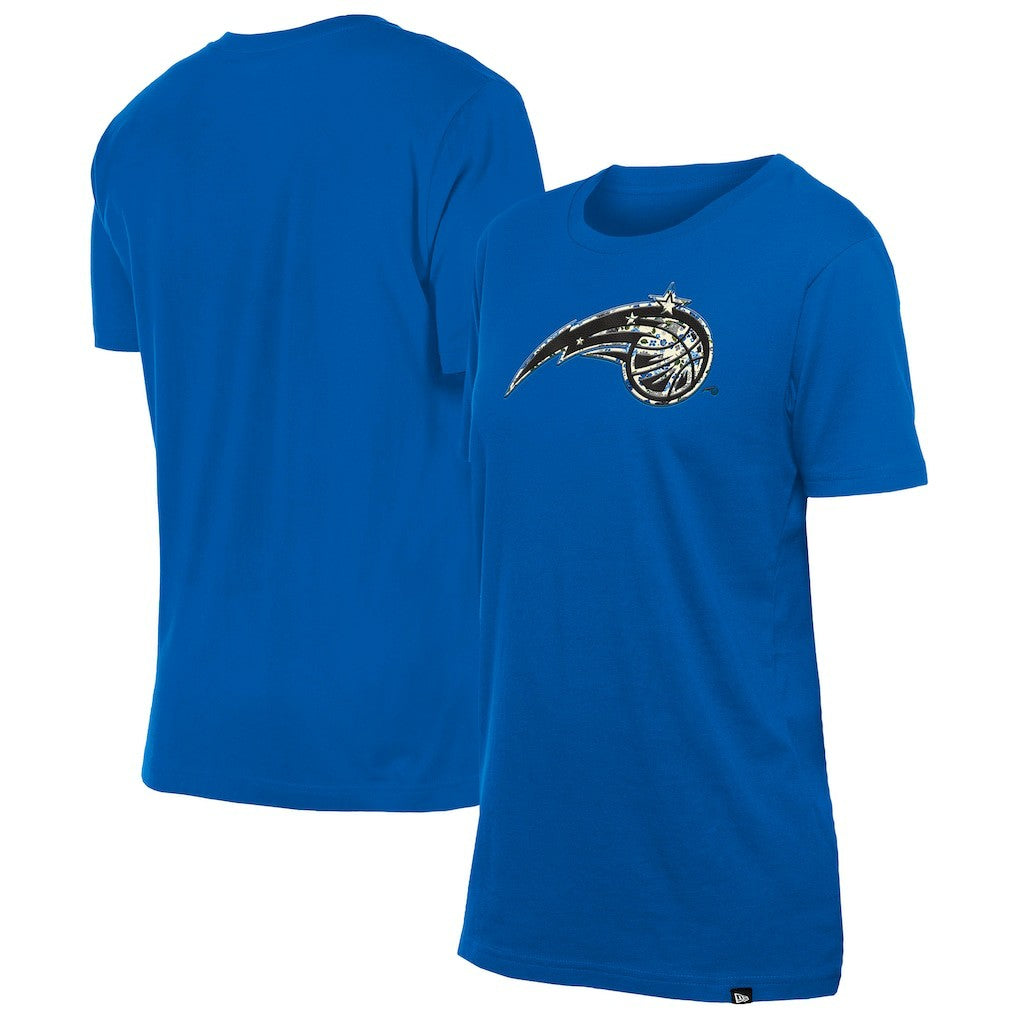 Orlando Magic Women's Glam Game Flower T-Shirt - Blue | New Era sale