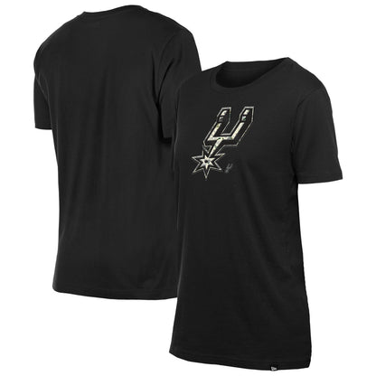 San Antonio Spurs Women's Glam Game Flower T-Shirt - Black | New Era on sale