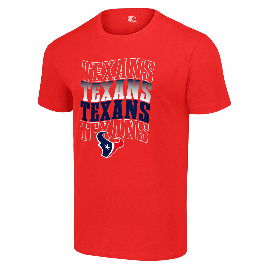 Houston Texans Starter Four Name T-Shirt - Red outlet